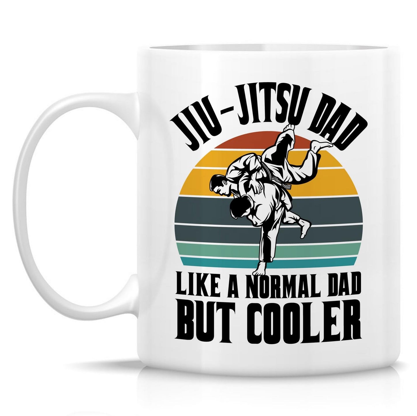 Funny Jiu | Ceramic Coffee Mug | Father's Day Gift | Stylish Printed Design | Tea & Coffee Cup | 11oz