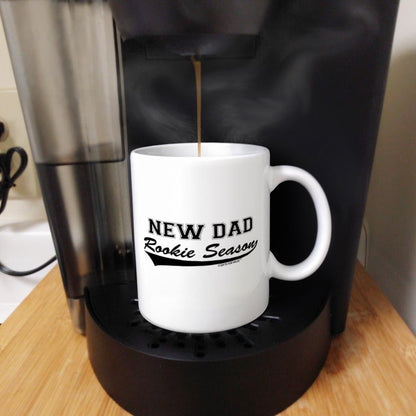 Dad to Be For Men New Dad Rookie Season First Time Father | Ceramic Coffee Mug | Father's Day Gift | Stylish Printed Design | Tea & Coffee Cup | 11oz