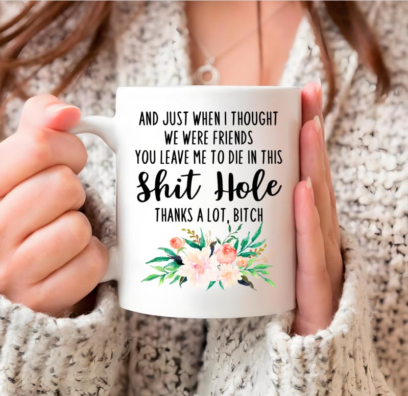 And Just when I thought we were friends you | Ceramic Coffee Mug | 11 OZ
