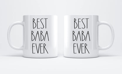 Best Baba Ever | Ceramic Coffee Mug | Father's Day Gift | Stylish Printed Design | Tea & Coffee Cup | 11oz