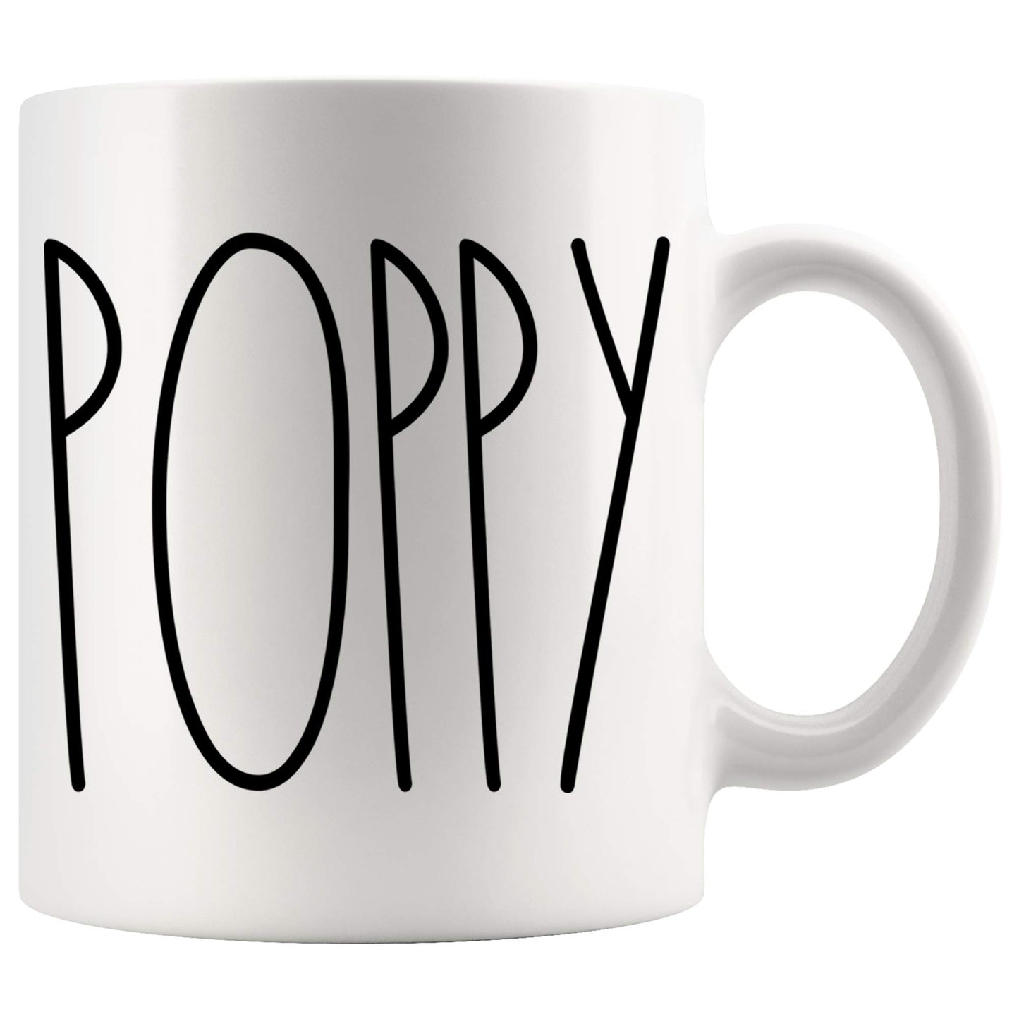Poppy for //Mother's Day/Father's Day | Ceramic Coffee Mug | Father's Day Gift | Stylish Printed Design | Tea & Coffee Cup | 11oz