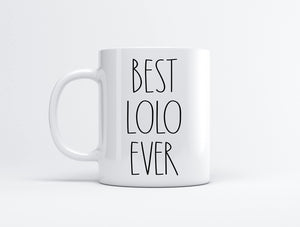 Best Lolo Ever | Ceramic Coffee Mug | Father's Day Gift | Stylish Printed Design | Tea & Coffee Cup | 11oz