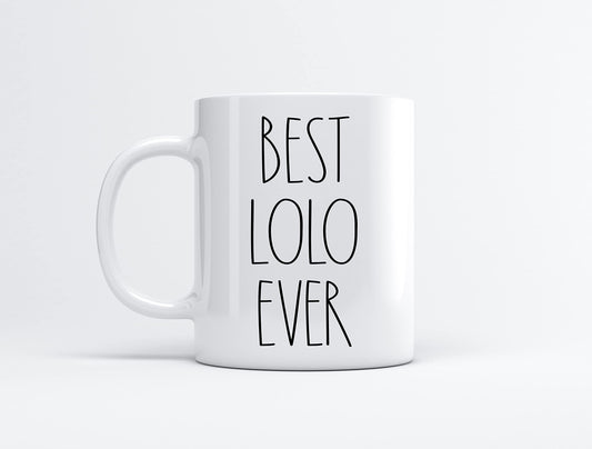 Best Lolo Ever | Ceramic Coffee Mug | Father's Day Gift | Stylish Printed Design | Tea & Coffee Cup | 11oz