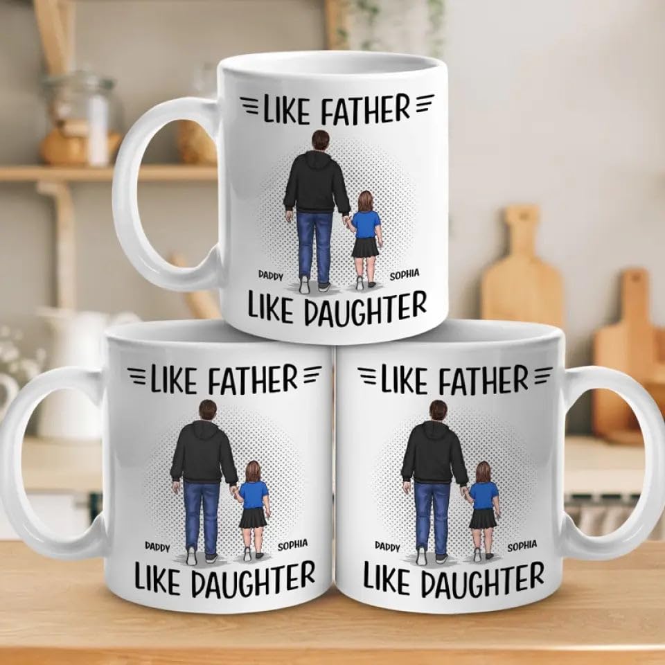 Like Father Daughter Family Personalized s | Customised Coffee Mug | 11 OZ