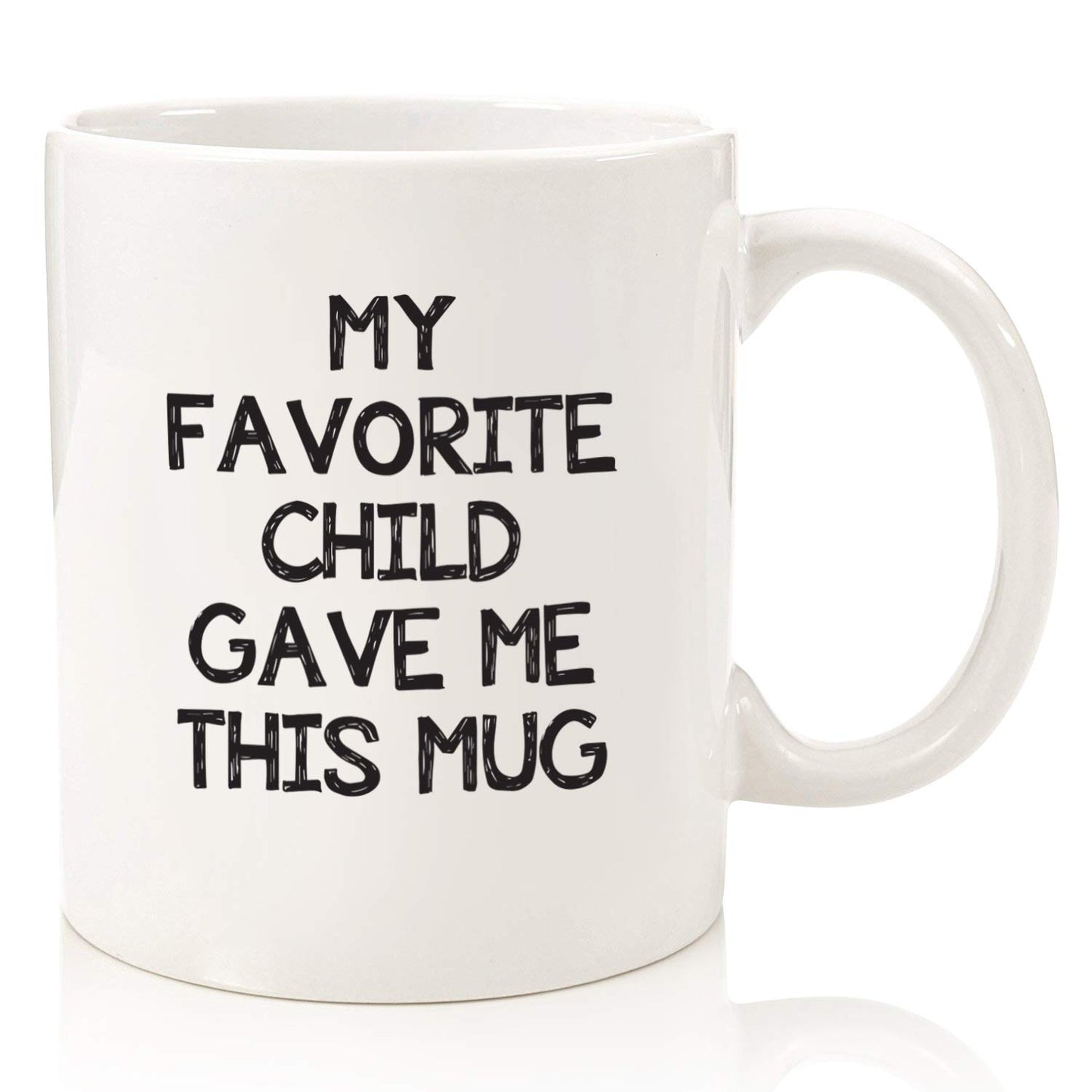 My Favorite Child Gave Me This Funny | Ceramic Coffee Mug | Father's Day Gift | Stylish Printed Design | Tea & Coffee Cup | 11oz