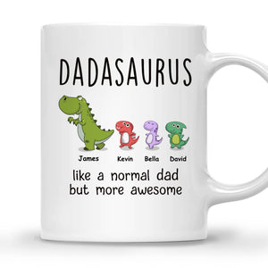 Personalized DADASAURUS | Ceramic Coffee Mug | Father's Day Gift | Stylish Printed Design | Tea & Coffee Cup | 11oz