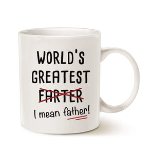 Funny Best Dad | Ceramic Coffee Mug | Father's Day Gift | Stylish Printed Design | Tea & Coffee Cup | 11oz