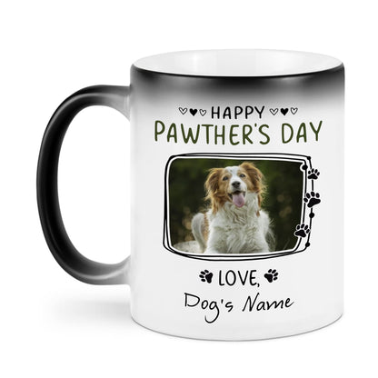 Personalized Dog Dad | Ceramic Coffee Mug | Father's Day Gift | Stylish Printed Design | Tea & Coffee Cup | 11oz | Black Two-Tone Design