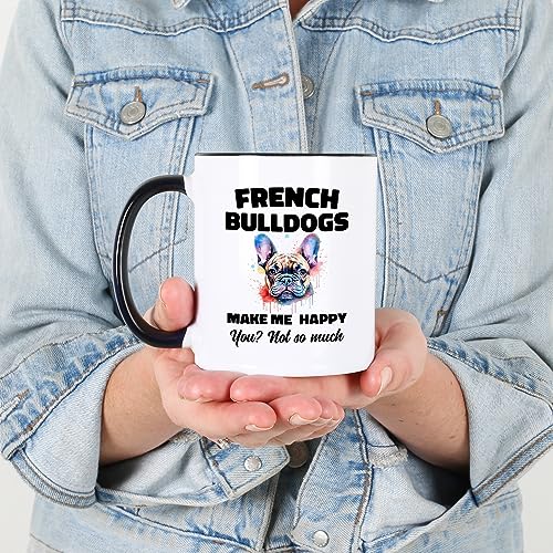 French Bulldog Gifts Frenchie For Mom Or Dad | Ceramic Coffee Mug | 11 OZ
