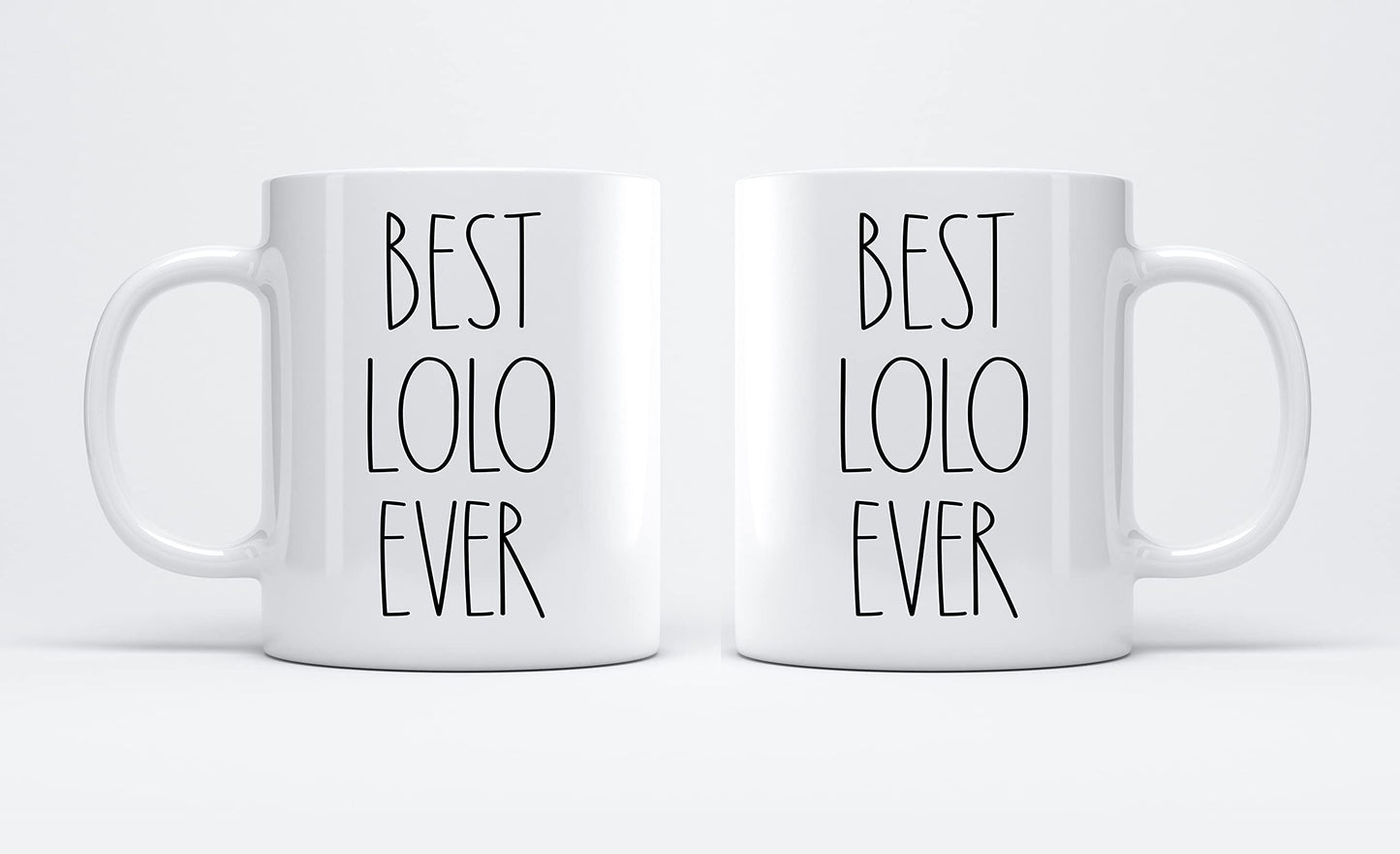 Best Lolo Ever | Ceramic Coffee Mug | Father's Day Gift | Stylish Printed Design | Tea & Coffee Cup | 11oz