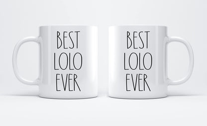 Best Lolo Ever | Ceramic Coffee Mug | Father's Day Gift | Stylish Printed Design | Tea & Coffee Cup | 11oz