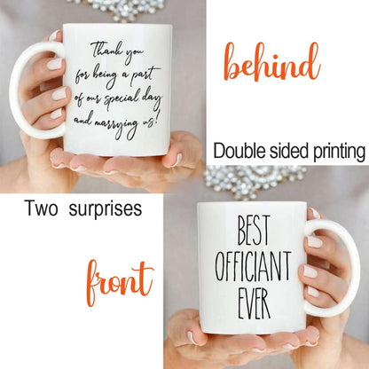 Wedding Officiant | Ceramic Coffee Mug | Father's Day Gift | Stylish Printed Design | Tea & Coffee Cup | 11oz