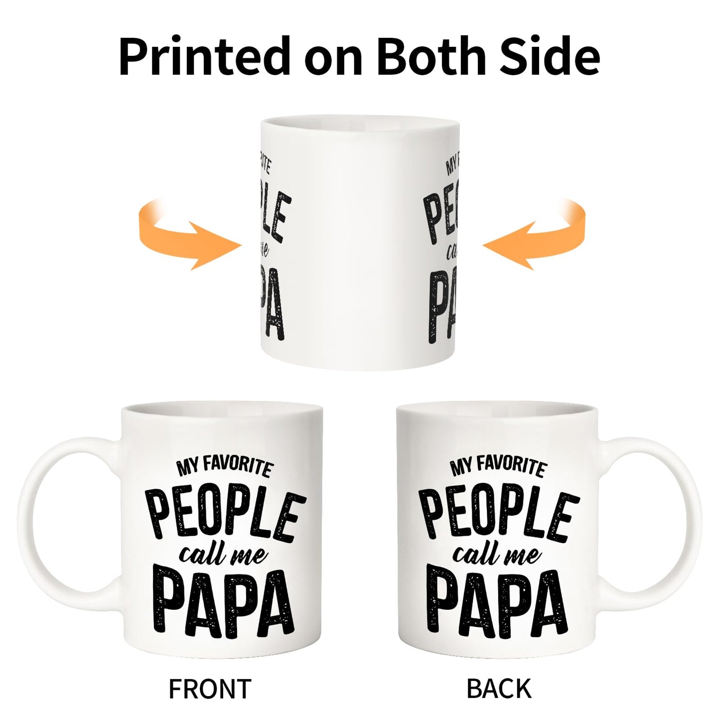 Fathers Day Dad Gifts: 11 OZ Novelty Coffee Mug | Ceramic Coffee Mug | Father's Day Gift | Stylish Printed Design | Tea & Coffee Cup | 11oz