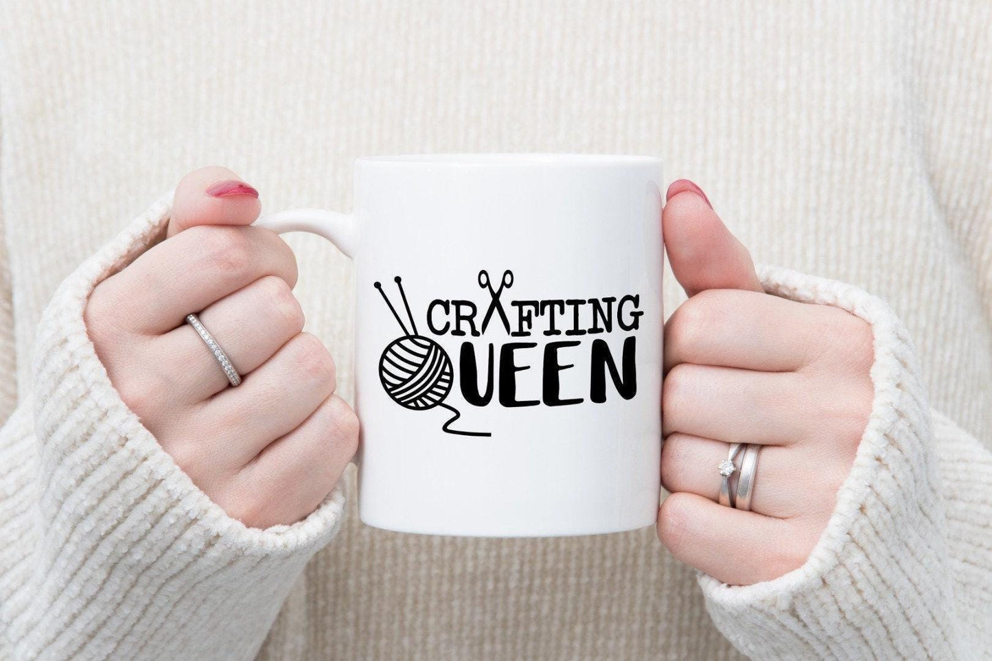 Crafting Queen Mug & Coaster Set: Artist Gift
