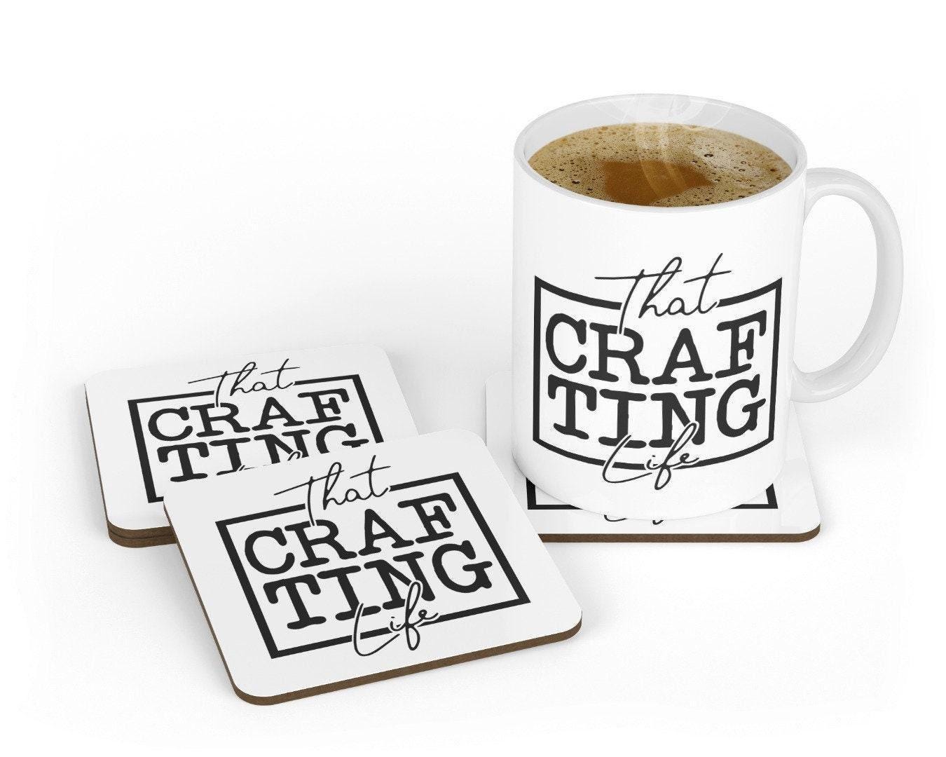 That Craf Ting Life -funny Savage Ceramic Novelty Mug & Coaster Coffee Tea Cup Office Gift