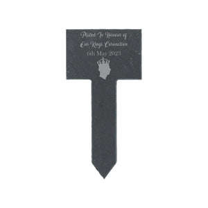 Personalised Dog Memorial Slate Plant Markers Laser Engraved Garden Labels With Any Text