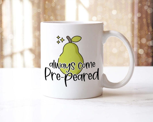 Always Come Pre-peared Mug And Coaster Gift Set Funny Office Work Colleague Gift