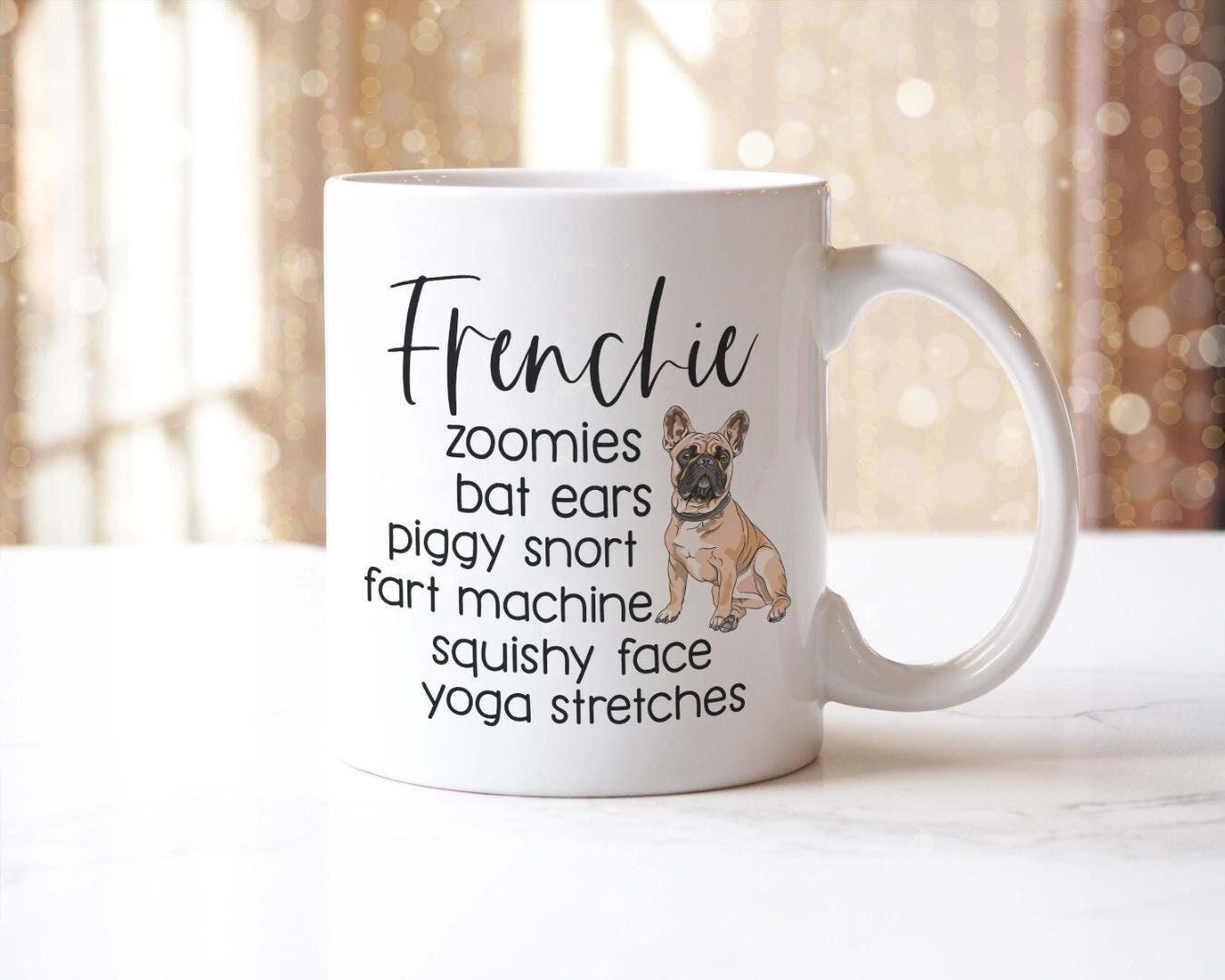 French Bulldog Mug & Coaster Set: Frenchie Nicknames, Birthday Gift