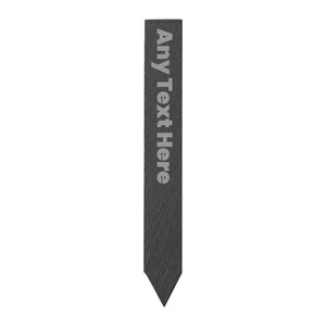 Personalised Slate Memorial Plant Marker: Engraved Garden Decor Customise with Any Text