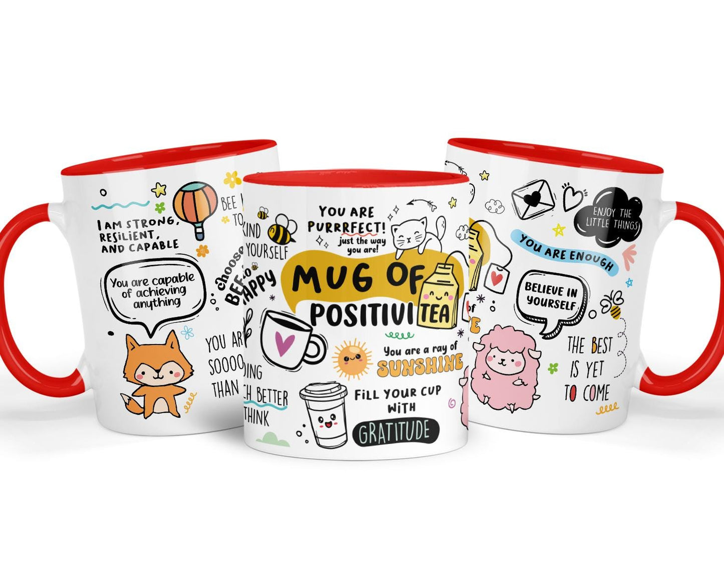 Positivi-tea Mug: Purrrfect Cat Lover Gift