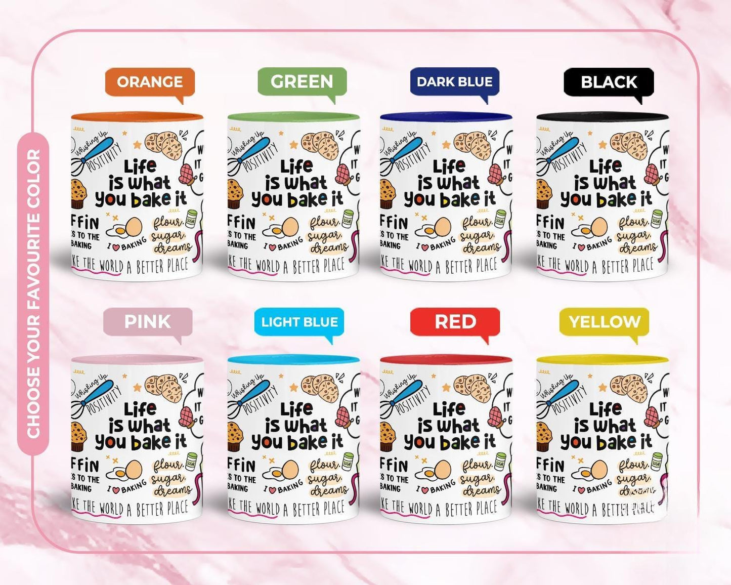 Baking Quote Mug: Inspirational Gift for Bakers & Food Lovers