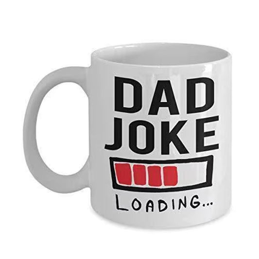 Dad Joke Loading Mug: Funny Coffee Cup Gift for Father's Day