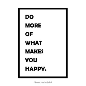 Do More Wall Art Poster Inspirational Motivational Quote Print Room Home Decor