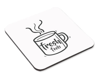 Fresh Feels Mug & Coaster Set Friend Birthday Christmas Coffee Coworker Tea Gift