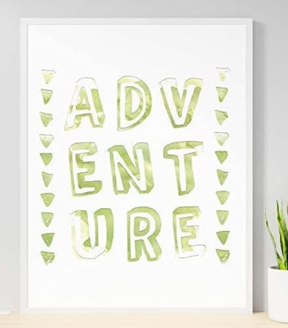 Adventure Fun Motivational Inspirational Positive Quote Art Poster Print Wall