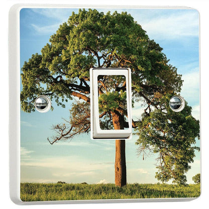 Tree Life 3d Light Switch Sticker Cover Vinyl Skin Wall Decal Bedroom Decor