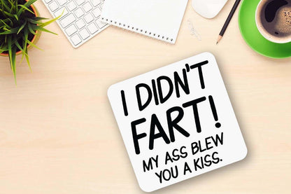 I Didn't Fart Mug & Coaster Set: Funny Novelty Dad Joke Gift