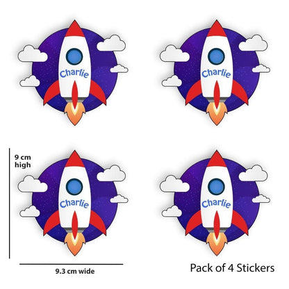 Personalised Kids Water Bottle Stickers Boys Lunch Box School Name Labels