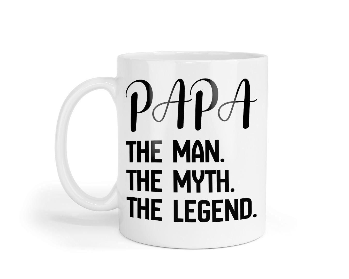Papa The Man, The Myth, The Legend Mug & Coaster Set