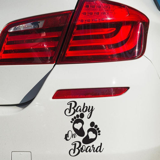 Baby On Board Car Window Bumper Sticker Vinyl Decal