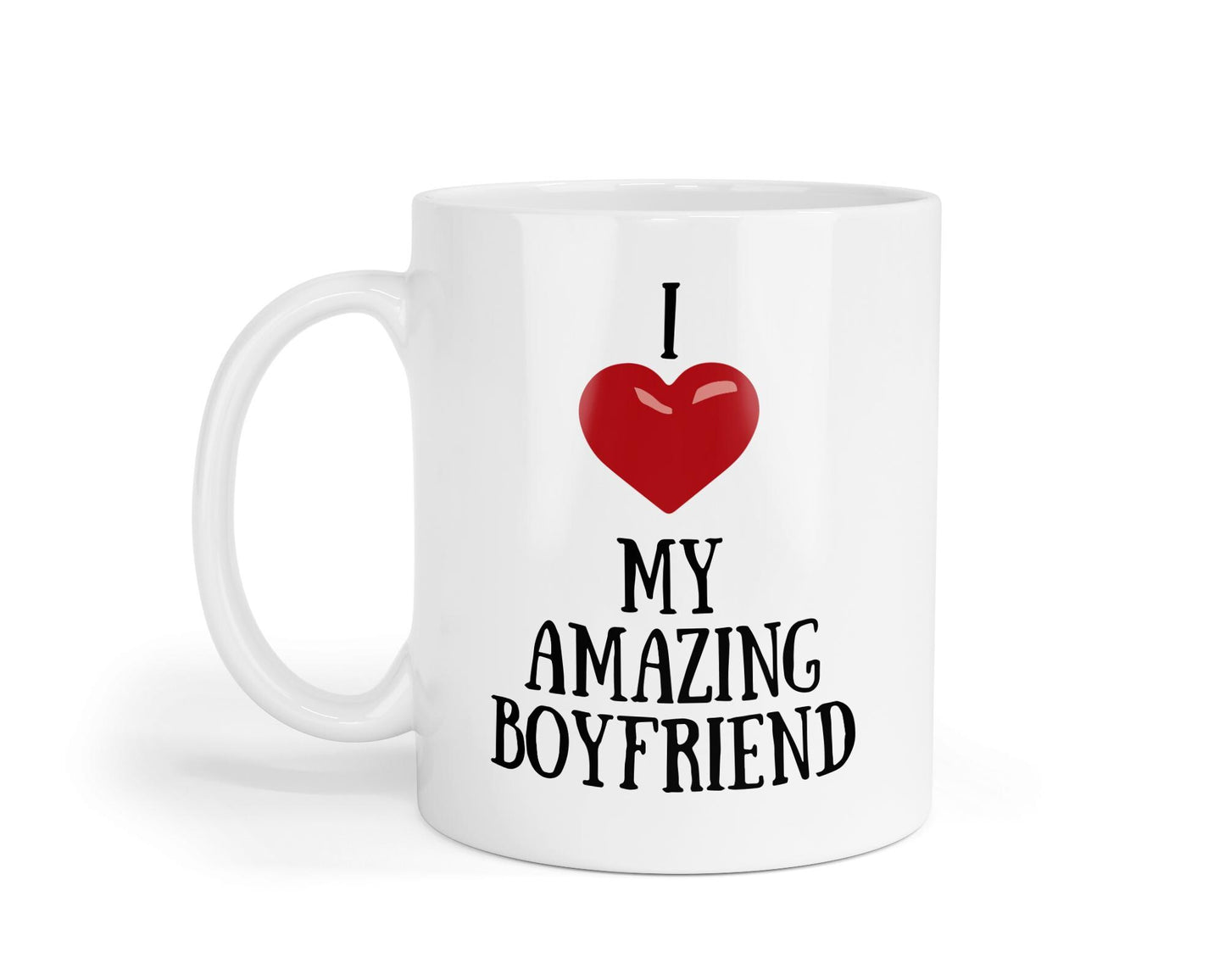 I Love My Amazing Boyfriend Mug Coffee Tea Cup Novelty Gift For Men Husband Friend Lovers Birthday Christmas Special Occasions Present