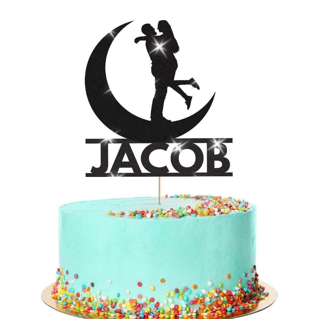 Personalised Wedding Cake Topper Couple Anniversary Party Decoration Keepsake