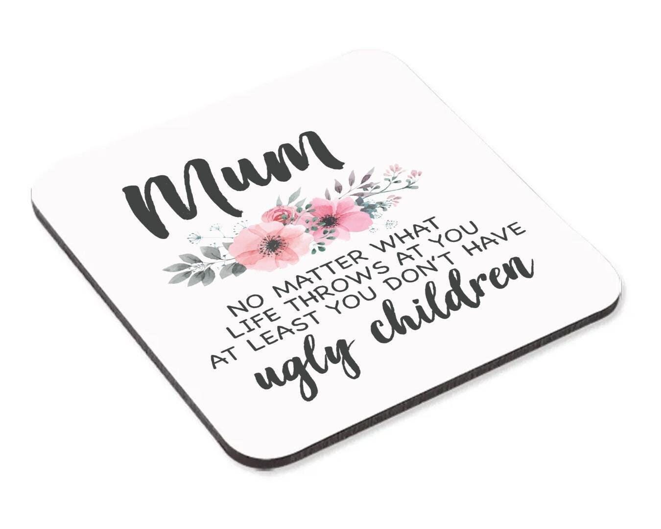 Mum Mug & Coaster No Matter What Life Throws Mummy Mothers Day Birthday Gift