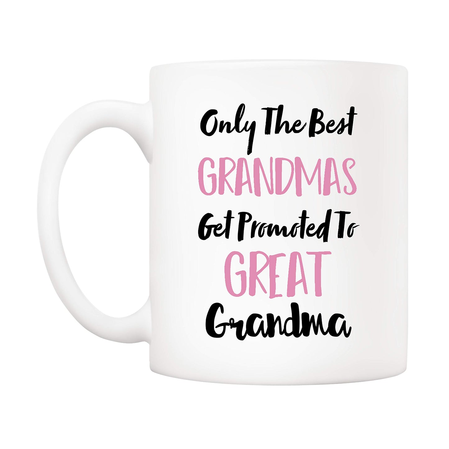 Mothers Day Great Grandma from Granddaughter Grandson | Ceramic Coffee Mug | Father's Day Gift | Stylish Printed Design | Tea & Coffee Cup | 11oz