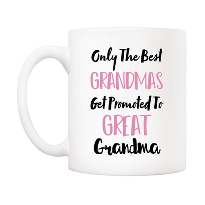 Mothers Day Great Grandma from Granddaughter Grandson | Ceramic Coffee Mug | Father's Day Gift | Stylish Printed Design | Tea & Coffee Cup | 11oz