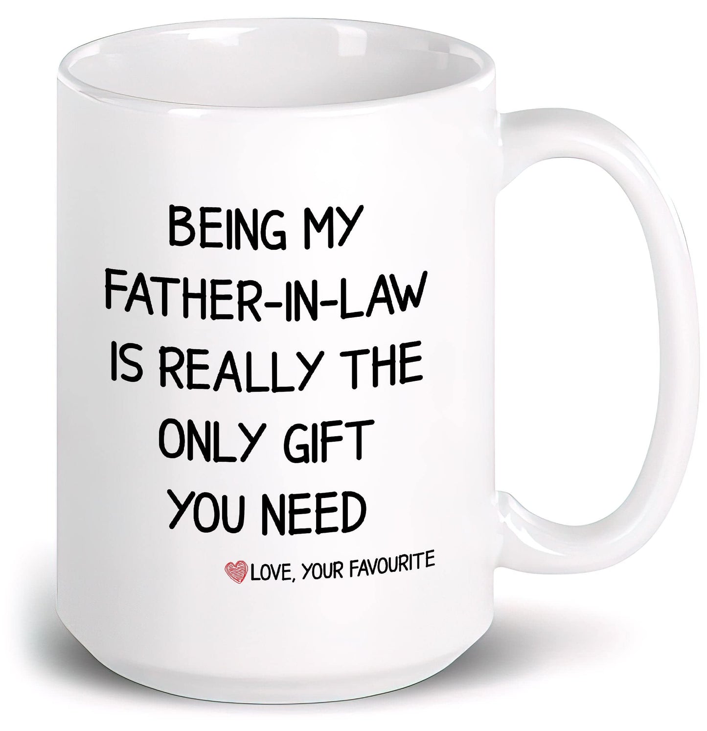 Father In Law | Ceramic Coffee Mug | Father's Day Gift | Stylish Printed Design | Tea & Coffee Cup | 11oz