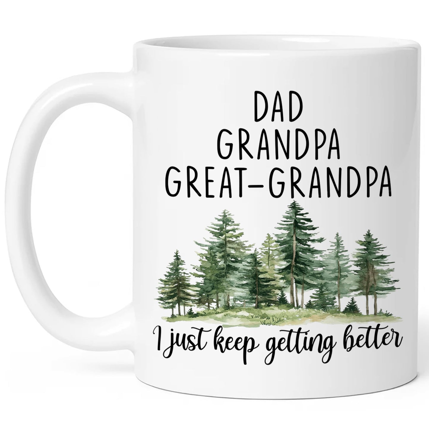 For Great Grandpa | Ceramic Coffee Mug | Father's Day Gift | Stylish Printed Design | Tea & Coffee Cup | 11oz