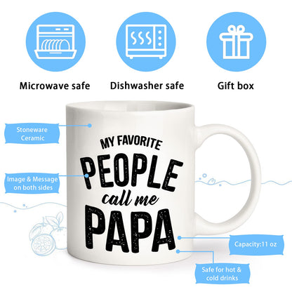Fathers Day Dad Gifts: 11 OZ Novelty Coffee Mug | Ceramic Coffee Mug | Father's Day Gift | Stylish Printed Design | Tea & Coffee Cup | 11oz
