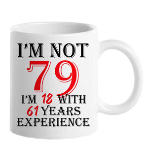 1947 79th for Women Men | Ceramic Coffee Mug | Father's Day Gift | Stylish Printed Design | Tea & Coffee Cup | 11oz