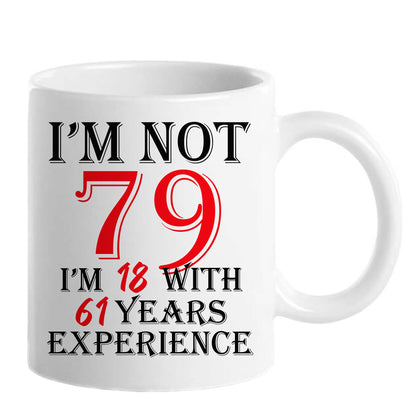 1947 79th for Women Men | Ceramic Coffee Mug | Father's Day Gift | Stylish Printed Design | Tea & Coffee Cup | 11oz