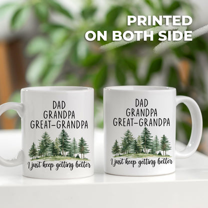 For Great Grandpa | Ceramic Coffee Mug | Father's Day Gift | Stylish Printed Design | Tea & Coffee Cup | 11oz