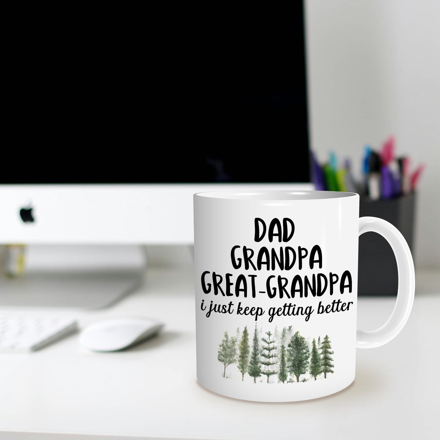 Great Grandpa | Ceramic Coffee Mug | Father's Day Gift | Stylish Printed Design | Tea & Coffee Cup | 11oz