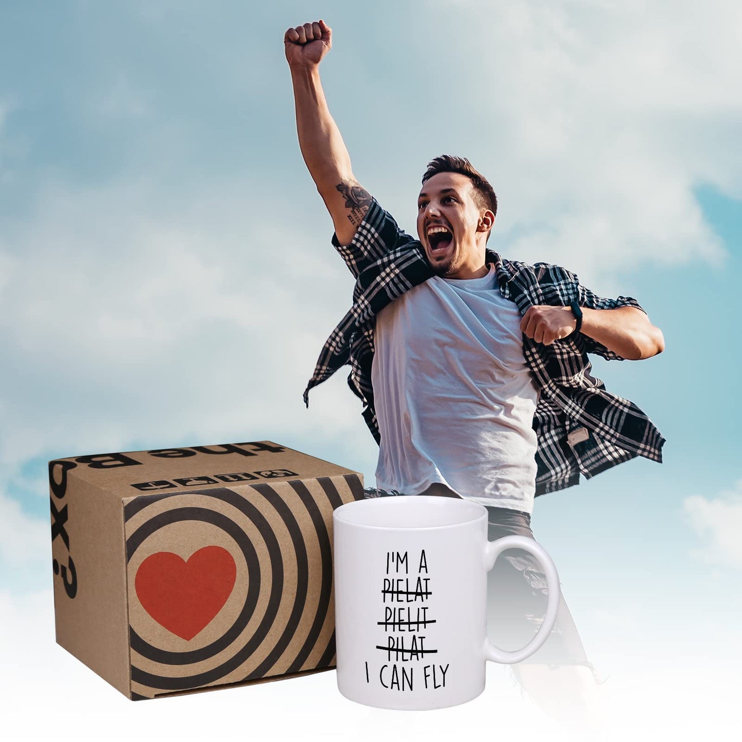 Funny Pilot Aviation for Men Women | Ceramic Coffee Mug | Father's Day Gift | Stylish Printed Design | Tea & Coffee Cup | 11oz