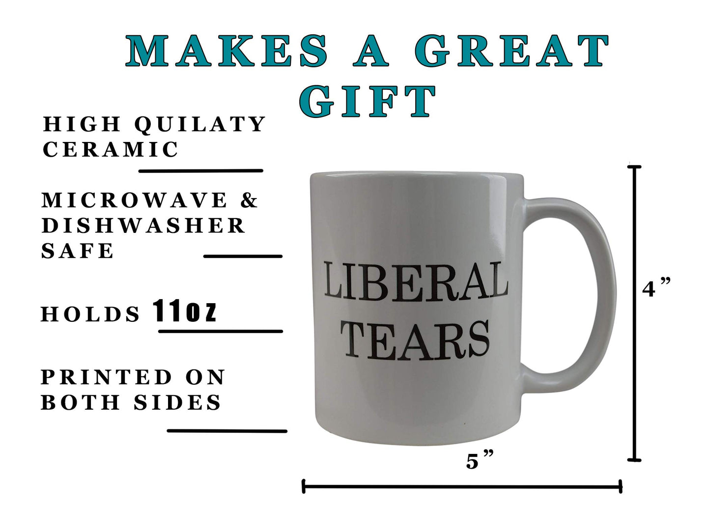 Funny Novelty | Ceramic Coffee Mug | Father's Day Gift | Stylish Printed Design | Tea & Coffee Cup | 11oz
