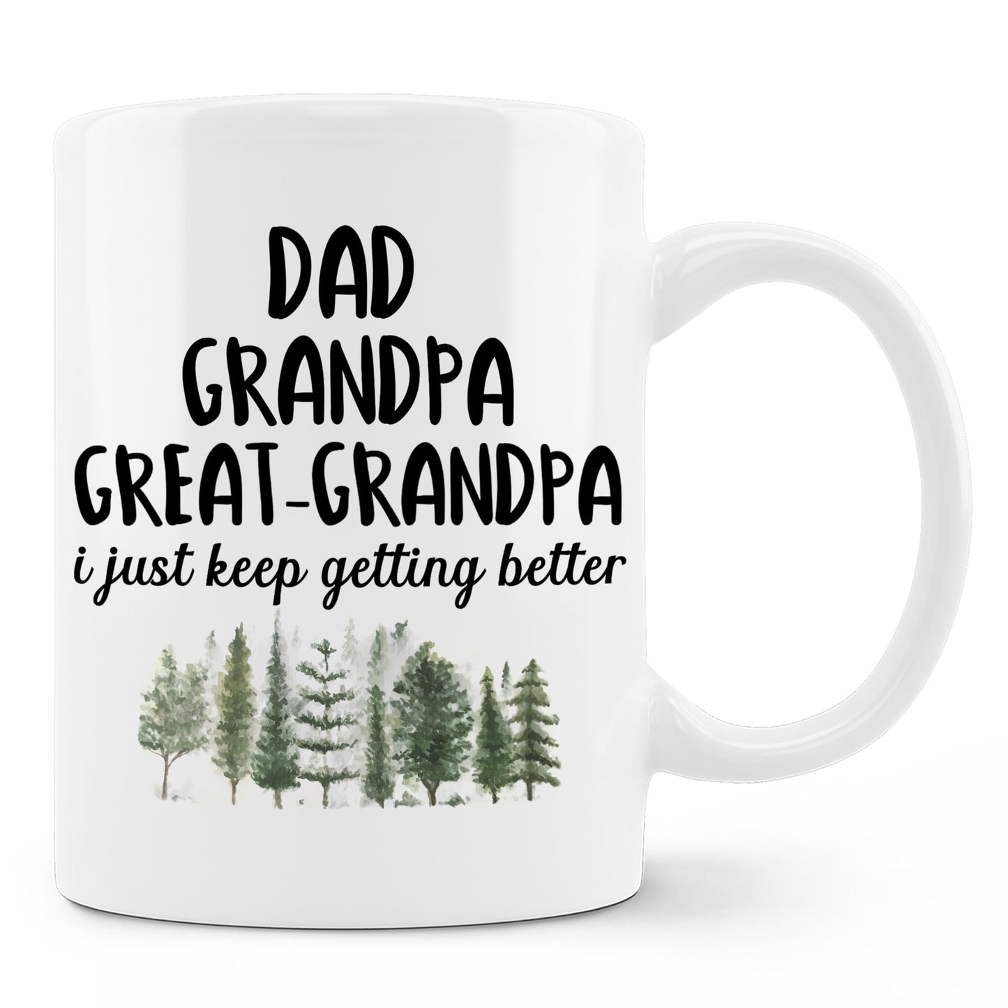 Great Grandpa | Ceramic Coffee Mug | Father's Day Gift | Stylish Printed Design | Tea & Coffee Cup | 11oz
