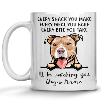 Personalized Red Nose American Pit Bull | Ceramic Coffee Mug | Father's Day Gift | Stylish Printed Design | Tea & Coffee Cup | 11oz